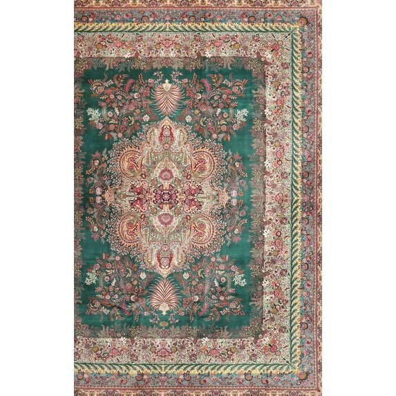 Ahgly Company Indoor Rectangle Traditional Reddish Brown Persian Area Rugs, 2' x 4'