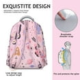 thumbnail image 2 of Cute Butterfly Print Student Backpack Colorful Floral School Bookbag for Student Butterfly Lovers Aesthetic Fashion Style, 2 of 5