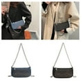 thumbnail image 2 of FENOHREFE Stylish Jean Handbag Shoulder Crossbody Bag With Sparkling Rhinestones And Practical Chain For Parties And Outings, 2 of 8