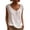 White, variant on JIAYUE Women's T Shirt U Neck Solid Color Linen Sleeveless Tank Tops Buttons Casual Loose Fit Summer Breathable Lightweight Vest For Daily Vacation Wear