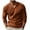 Orange, variant on Iugvhana Knit Sweaters for Men Casual Solid Long Sleeve V-Neck Pullover Sweater Top Thick Warm Fall Clothes Gray M