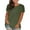 Green2, variant on WTXUE T-Shirts Short Sleeve, Crew Neck Shirts for Women's Cotton Shirts Loose Shirts T Shirts Loose Tops Solid | Casual for Women White XXL