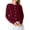 Burgundy, variant on PRETTYGARDEN Women Lightweight Button Up Cardigan Sweaters | Soft Stretchy, Cozy Cable Knit, Long Sleeve Crew Neck, Trendy Cardigans, Cute Casual Outfits, Early Fall Fashion Clothing