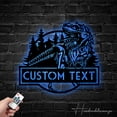 thumbnail image 4 of Handmadetneonsign Personalized Tree Dinosaur Name Sign Decoration For Room, Metal Jurassic Park Art, 4 of 5