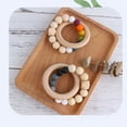 thumbnail image 3 of Arts Crafts DIY Toys Teething Beads Candy Silicone Crib Accessories for Baby Rattle Safe Teether Chain, 3 of 7