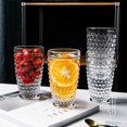 thumbnail image 4 of EVEREST GLOBAL Hobnail Highball Glasses set of 6, 13 oz Old Fashioned Iced Beverage Vintage Set for Milk Beer Soda Juice Whiskey Perfect for Dinner Table Parties Bars Restaurants (Crystal Clear), 4 of 7