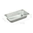 thumbnail image 2 of Stainless Steel Meat Broiling Pan with Lid for Oven Roasting, Loaf Baking, Butter Dish Tray, Thickened Design, 2 of 4