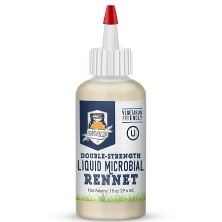 Liquid Microbial Rennet - Vegetarian Rennet - Vegan Cheesemaking