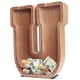 thumbnail image 1 of Ubeesize Hucha de Madera Extra Grande de 12 Pulgadas, Hucha con Letras para niños y niñas, Hucha de Dinero para niños, Navidad, cumpleaños, Regalo para niños y decoración de Oficina en el hogar(U), 1 of 1
