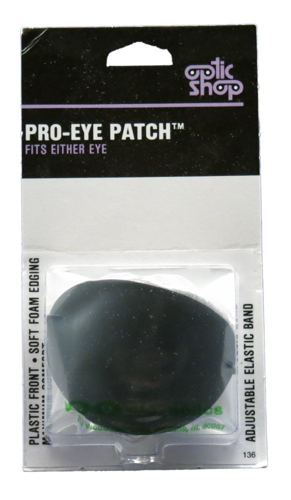 ProEye PatchPlastic Front Black Eye Patch