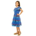 thumbnail image 5 of unik Girl's Traditional Mexican Cinco De Mayo Fiesta Dress Royal X 5, 5 of 7