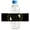Black12, variant on Darling Souvenir PersonalizedWaterBottleLabels Black With Floral Self Adhesive Party Supplies Custom Text Stickers ForWaterBottleIdeal Engagement Party, Wedding Announcement Party- Pack Of 32