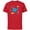 Red, variant on Disney Classic Dumbo the Flying Elephant - Short Sleeve Cotton T-Shirt for Adults - Customized-Black
