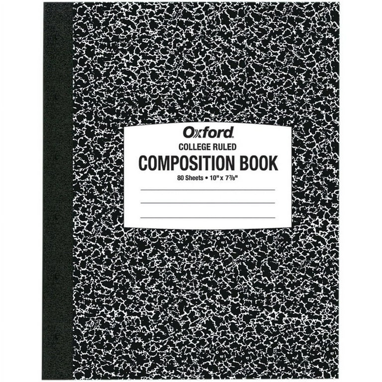 Oxford Tops College-ruled Composition Notebook - 80 Sheets - Stitched - 7 7/8 Oxford Tops College-ruled Composition Notebook - 80 Sheets - Stitched - 7 7/8