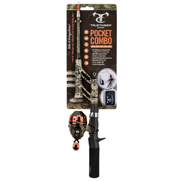 Steinhauser True Timber Strata Telescopic Spincast Rod and Reel Combo