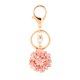 thumbnail image 4 of Llavero lindo de la flor del diamante artificial con Colgante con dije de rosa Llavero colorido monedero de flores para Bolso Monedero Coche Regalo Cinco Colores Decoración Ecomeon no, 4 of 5