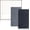 Black and gray, variant on FULANDL 2 Pcs Pocket Daily Planner, 196 Pages Undated To-Do List Notepad with Leather Cover for Work & Study