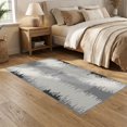 thumbnail image 2 of ODIKA 5'x7' Ivory Gray Bohemian Pattern Washable Area Rug Contemporary Design for Style Non-Slip, Chair-Friendly for Dining Room, Under Table, Home Office, 2 of 7