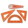 learning resources safe-t geometry set, medium, 4 piece