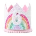 thumbnail image 1 of serony Children's Birthday Rainbow Headwear Crown, 1 of 8