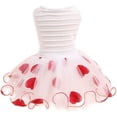 thumbnail image 1 of Vestido de novia para perros, vestidos de verano para cachorros para perros pequeños y medianos, ropa para mascotas para chihuahua, Yorkie, falda para gato, ropa, tutú, 1 of 6