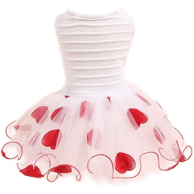Vestido de novia para perros, vestidos de verano para cachorros para perros pequeños y medianos, ropa para mascotas para chihuahua, Yorkie, falda para gato, ropa, tutú