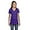 Purple, variant on Hanes Womens Nano-T V-Neck T-Shirt Purple