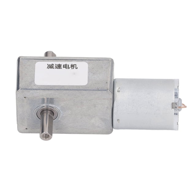 Reversible Geared Motor 12V High Electric Speed Reduction Motor, Double Shaft