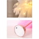 thumbnail image 5 of Lámpara de mesa con pantalla de plumas LED, elegante lámpara de noche para mesita de noche, color blanco, 5 of 5