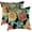 Z6 Colsen Noir, variant on Jordan Manufacturing 18" x 18" Leathra Red Floral Square Outdoor Throw Pillow (2 Pack)