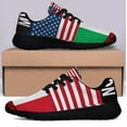 thumbnail image 3 of Italy And America My Nation My Heritage Shoes Sneakers Black Size 5, 3 of 7