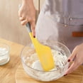 thumbnail image 6 of Silicone Spatula | Bread Knife | Large Salad Baking Spatula | Flexible Cake Cream Spreader | Nonstick Scraper | 1pc | Yellow | 13.38 Inch | Heat Resistant | Easy Clean | Durability, 6 of 6