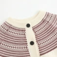 thumbnail image 5 of Bovemsi Womens Sweaters Cozy Women's Fun Autumn/Winter Retro Flower Long Sleeve Button Knitted Cardigan Sweater Business Casual Sweaters, 5 of 8