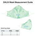 thumbnail image 3 of DALIX Exclusive Charmeuse Satin 3 Layer Face Mask in Ice Blue - S-M, 3 of 5