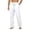 c-102White407, variant on PIMSSY Men Casual Pants Comfortable Solid Color Button Fly Sleep Pants For Home Outdoor Walking Slim Fit Long Trousers Male Classic Slacks