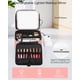 thumbnail image 5 of Bolsa de maquillaje Relavel con espejo LED recargable, color rosa claro, 5 of 8