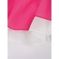 thumbnail image 6 of YONGHS Kids Girls Long Sleeve Leotard Gymnastic Figure Ice Skating Dress 6-16, 6 of 7