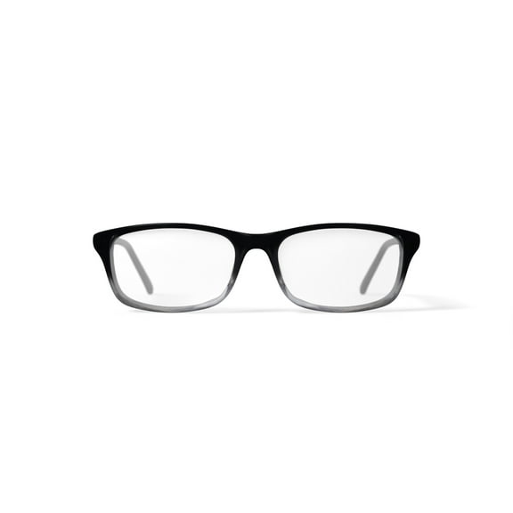 Walmart Men's DNA4011 Rectangular Prescription Eyeglasses with Case, Black Gradient