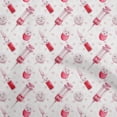 thumbnail image 1 of oneOone Tissu Popeline de Coton Rouge Ciseaux Matériel de Couture Tissu Imprimé au Mètre 56 Pouces de Large, 1 of 5