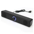 thumbnail image 1 of Wired Desktop Soundbar, 3.5mm  HiFi USB Computer Speakers Volume Knob  for Tablet, 1 of 8