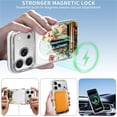 thumbnail image 4 of Magnetic Case for iPhone 17 Pro Design On Clear Base, Compatible with MagSafe Slim Protective Soft TPU Bumper Phone Cover Women Girls Case for iPhone 17 Pro Clear Book Lover Flower, 4 of 7