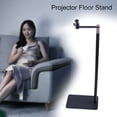 thumbnail image 4 of Support de Sol pour Projecteur, Support de Montage pour Projecteur Hauteur Réglable Base Carrée Robuste Vis 1/4 Po pour Caméra, 4 of 7
