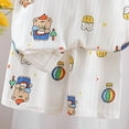 thumbnail image 6 of KPOPLK 2PCS Baby Boy Summer Clothes for 1T 2T 3T 4T 5 6T Toddler Boy Outfits Cartoon Print Set Boy Outfits Crew Neck Set Size 18-24 Months,Orange, 6 of 6