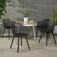 thumbnail image 3 of GDF Studio Tate Outdoor Modern Dining Chair , Set of 4, Black, 3 of 6