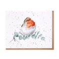 thumbnail image 1 of Wrendale Designs Greeting Card - EUCALYPTUS (Robin), 1 of 2