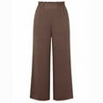 thumbnail image 4 of POROPL Wide Leg Pants for Women Palazzo Summer Beach High Waisted Flowy Pants with Pockets, 4 of 8