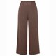 thumbnail image 4 of Pincandy Women's Summer Solid Color Loose Straight Leg Pants with Pockets & Ruffle Details, High Waist Elastic Waistband, Seaside & Daily Wear, 4 of 7
