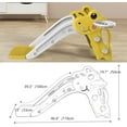 thumbnail image 5 of Toddler Slide,Kids Slide Playset for Toddler,Indoor Outdoor Slide Toddler Playset with Ball & Hoop, and Non-Slip Steps,Gift for Boys and Girls 1-3 Years (Yellow), 5 of 5