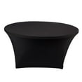 thumbnail image 3 of GUOOL Nappe Ronde Extensible pour Mariages Bars Fête Extérieur DJ Noir 152x75cm, 3 of 9