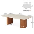 thumbnail image 7 of Tribesigns 6.56 ft Conference Table, Large Rectangle Meeting Table for 8-10 People (Without Chair), 7 of 7